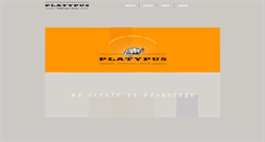 Desktop Screenshot of platypus-ad.com